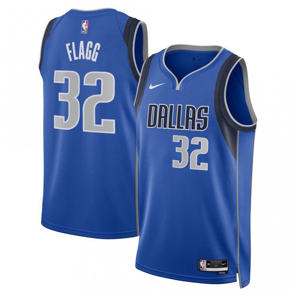 Cooper Flagg Dallas Mavericks Unisex 2025 NBA Draft First Round Pick Swingman Jersey - Icon Edition - Blue-Pro Kit Vault | Brand New 26/27 Sports Jerseys